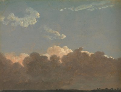 Wolkenstudie Ferner Sturm, ca. 1786-1806 von Simon Alexandre Clément Denis