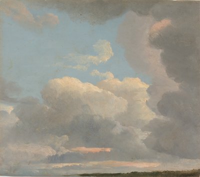Wolkenstudie am frühen Abend von Simon Alexandre Clément Denis