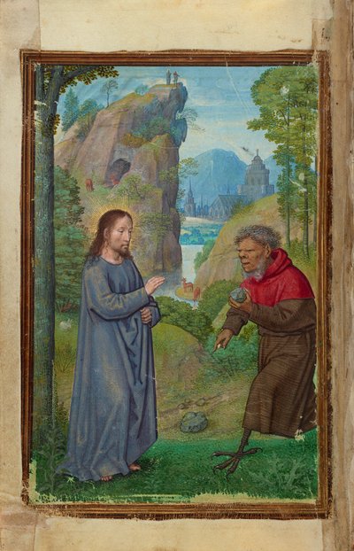 Die Versuchung Christi von Simon Bening