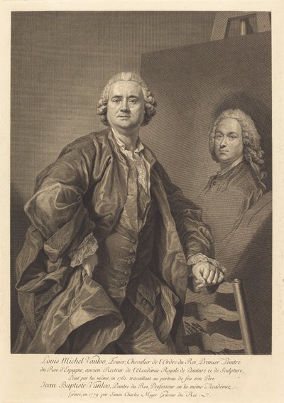 Louis Michel Vanloo von Simon Charles Miger after Louis Michel Van Loo