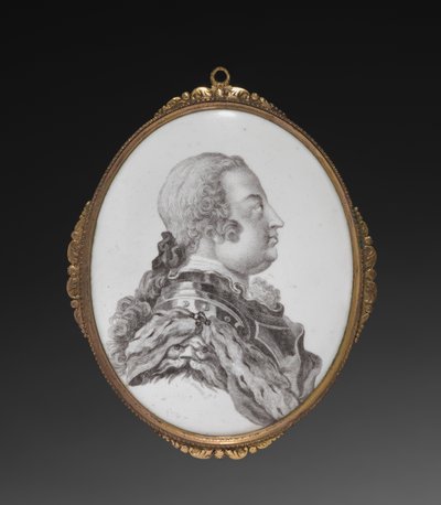 Ovales Plakette, Herzog von Cumberland, ca. 1755 von Simon Francois Ravenet