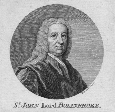 St. John Lord Bolinbroke, ca. 1750er Jahre von Simon Francois Ravenet