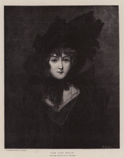 Die schöne Witwe von Simon Jacques Rochard