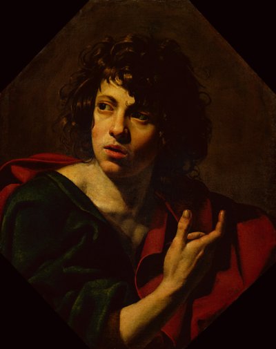Heiliger Johannes der Evangelist von Simon Vouet