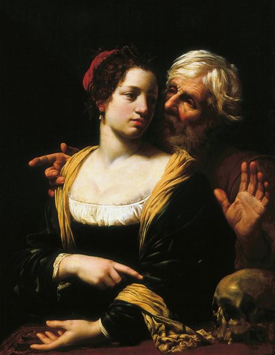 Das ungleiche Paar (Vanitas) von Simon Vouet