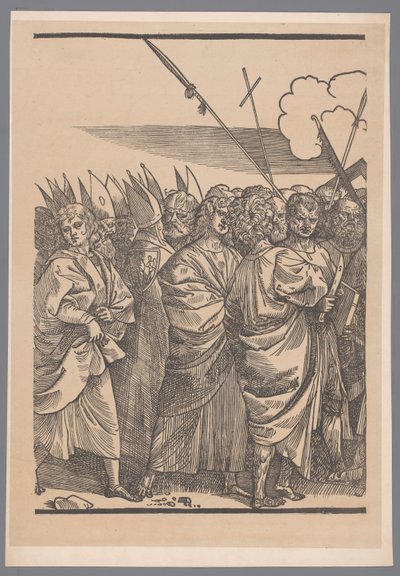 Reproduktion des dritten Teils der Druckserie Der Triumph Christi nach Joos Lambrecht von Simonau and Toovey