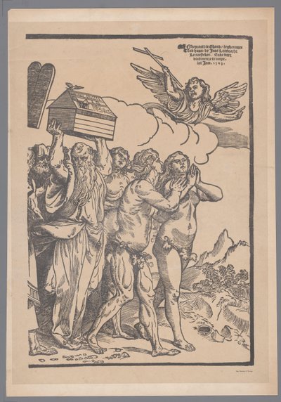 Reproduktion des zehnten und letzten Teils der Druckserie Der Triumph Christi (nach Joos Lambrecht) von Simonau and Toovey