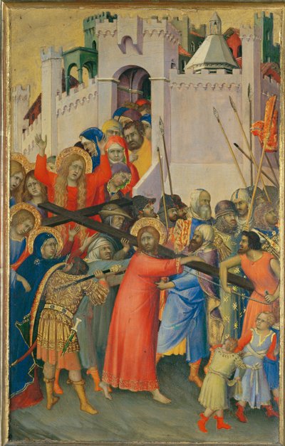 Le Portement de Croix von Simone (after) Martini