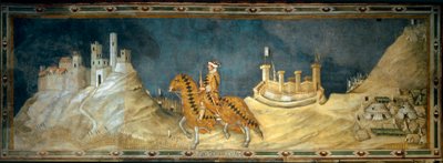 Guidoriccio da Fogliano von Simone Martini