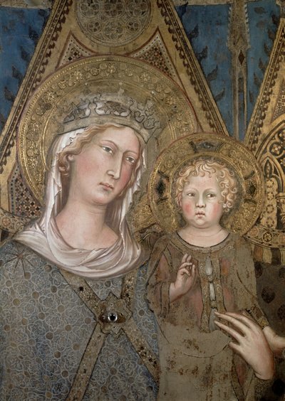 Maestà (Detail) von Simone Martini