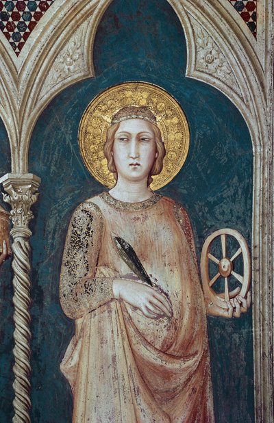 Heilige Katharina von Alexandria von Simone Martini