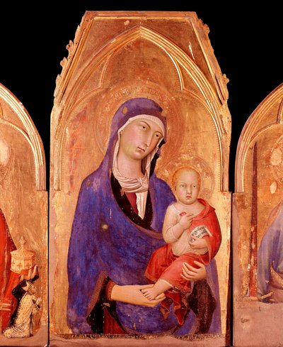 Jungfrau mit Kind von Simone Martini