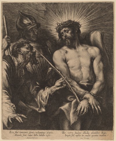 Christus mit Dornen gekrönt von Sir Anthony van Dyck and Lucas Emil Vorsterman