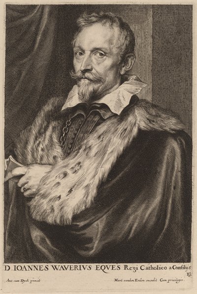 Jan van der Wouwer von Sir Anthony van Dyck and Paulus Pontius