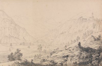 Album mit 30 Ansichten in Tirol und Italien: Burgen von Wafenstein [?], Sprechenstein und Reifenstein einige Meilen vom Brenner entfernt, 27. Okt. 1840 von Sir Charles D
