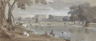 Ansicht eines Teils von Chowringhee - Kalkutta von Sir Charles D
