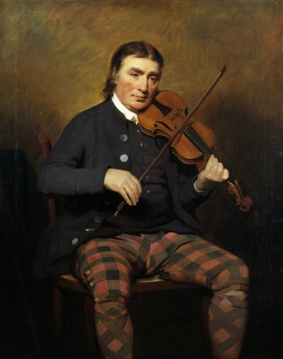 Porträt des Geigers und Komponisten Niel Gow 1727-1807, 1787 von Sir Henry Raeburn
