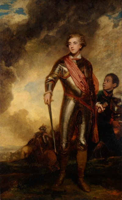 Charles Stanhope, dritter Earl of Harrington und Marcus Richard Fitzroy Thomas von Sir Joshua Reynolds RA