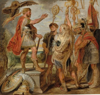Decius Mus spricht zu den Legionen von Sir Peter Paul Rubens