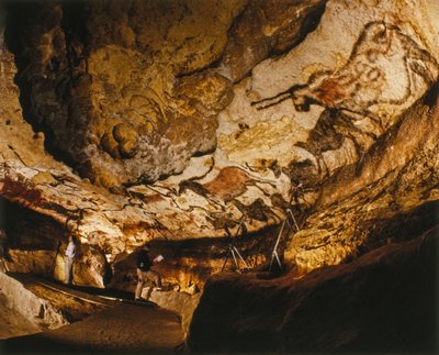 Das mythische Einhorn von Lascaux und andere Lascaux-Gemälde vor über 17.000 Jahren von Sisse Brimberg