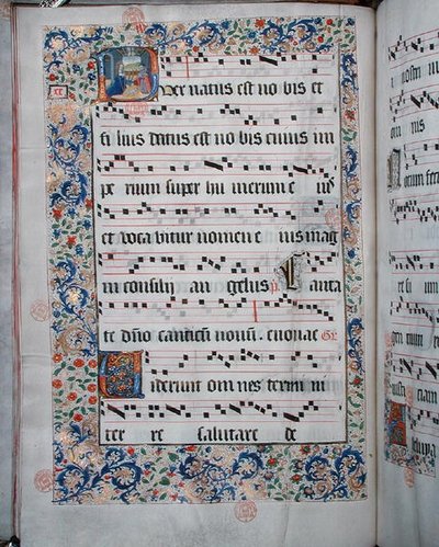 Ms 432 Temporal, verwendet von den Schwestern der Kongregation der Karmelitinnen von Brügge, geschrieben von Schwester Margarita Bruynewe von Sister Cornelia Wulfekkercke