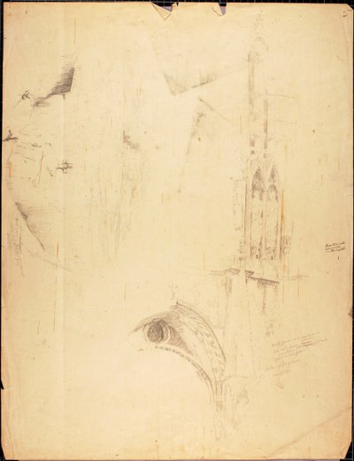 Kathedralenstudie von Solon H. Borglum