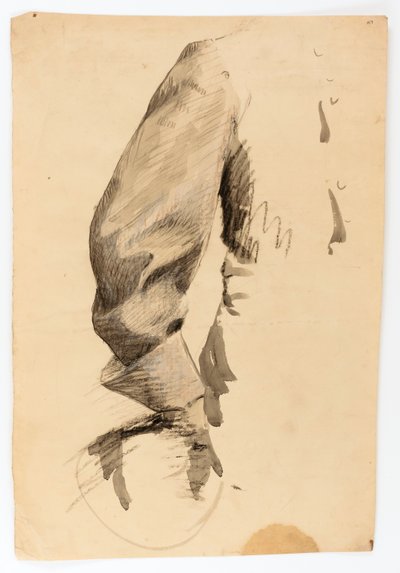 Rechter Arm und Torso, Studie für Reiterstatue von Solon H. Borglum