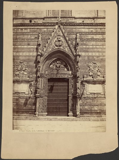Tor der Kathedrale von Messina von Sommer and Behles