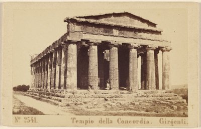 Tempel der Concordia, Girgenti von Sommer and Behles