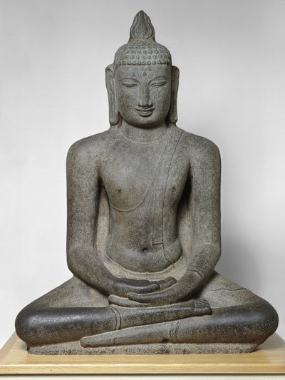Buddha Shakyamuni in Meditation (Dhyanamudra), Chola-Periode, ca. 12. Jahrhundert von South Indian School