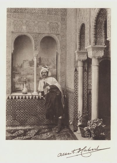 Albert F. Calvert, Porträt und Unterschrift von Spanish Photographer