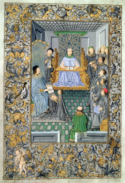 Frontispiz von Antonio de Nebrijas (1444-1522) Gramatica von Spanish School