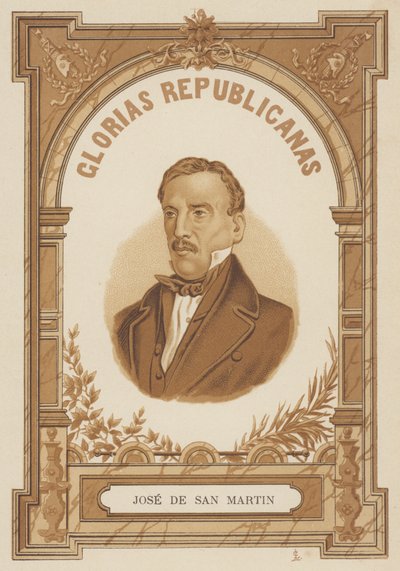 Jose de San Martin, argentinischer General von Spanish School