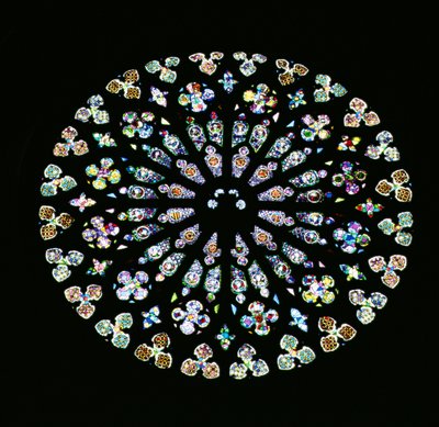 Rayonnant-Rosettenfenster, ca. 1380 von Spanish School