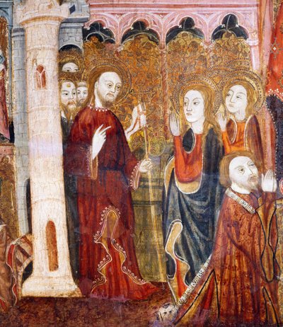 St. Lazarus mit seinen Schwestern Martha und Maria von Spanish School