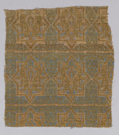 Textilfragment von der Kasel des San Valerius von Spanish School