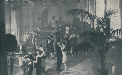 Tanz, Gesang und Abendessen in unterirdischen Vergnügungshallen, ca. 1935 von Sport and General