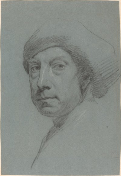 Selbstporträt mit Turban von Sr. Jonathan Richardson