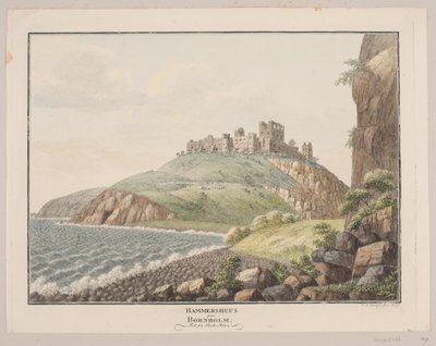 Hammershus auf Bornholm. Von der Südseite gesehen von Søren L. Lange