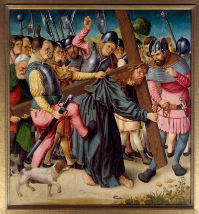 Christus auf dem Weg nach Golgatha von St Germain des Pres master