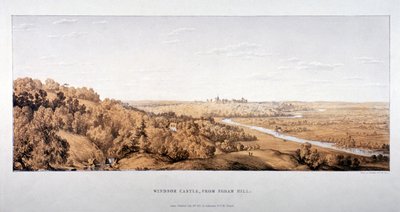 Blick auf Windsor Castle von Egham Hill, Berkshire von Standidge and Co