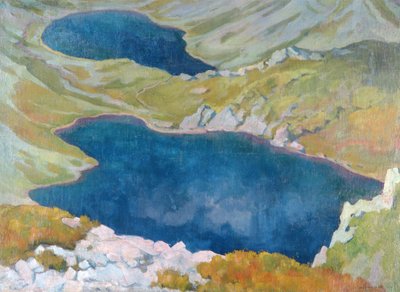 Hinczow-Seen in den Tatra-Bergen, 1907 von Stanislaw Ignacy Witkiewicz