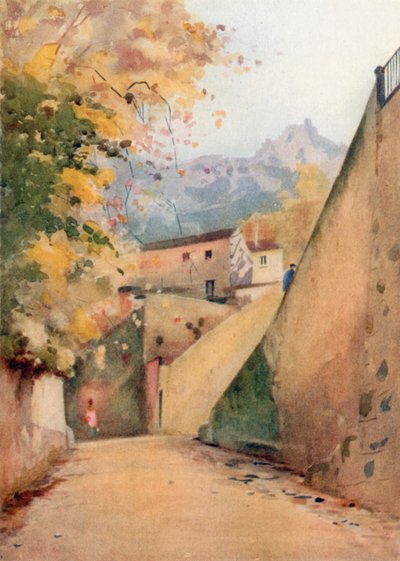 Eine Straße in Cintra von Stanley Inchbold