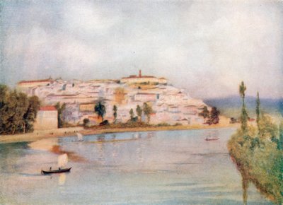 Coimbra und der Fluss Mondego von Stanley Inchbold