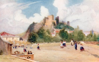 Der Schlossberg, Leiria von Stanley Inchbold