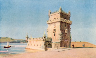Turm von Belem, Lissabon von Stanley Inchbold
