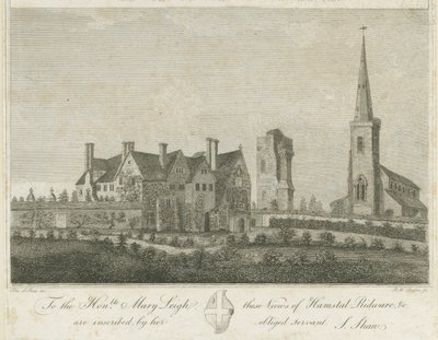 Hamstall Ridware - Kirche und Herrenhaus von Stebbing Shaw