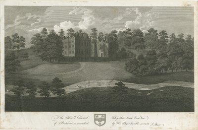 Prestwood Hall: Gravur, undatiert [1762-1802] von Stebbing Shaw