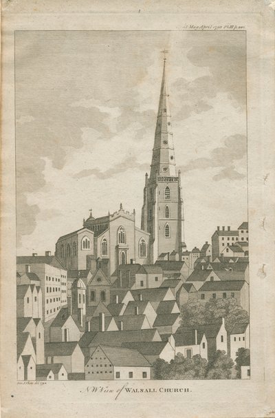 Kirche von Walsall von Stebbing Shaw