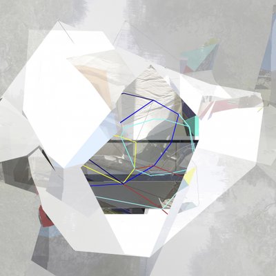 Abstrakte geometrische Lichtlandschaft von Stefan Fransson